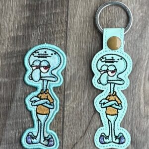 SpongeBob SquarePants Squidward ITH Machine Embroidery Design