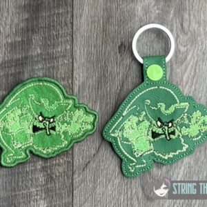 Flying Dutchman SpongeBob SquarePants ITH Machine Embroidery Design