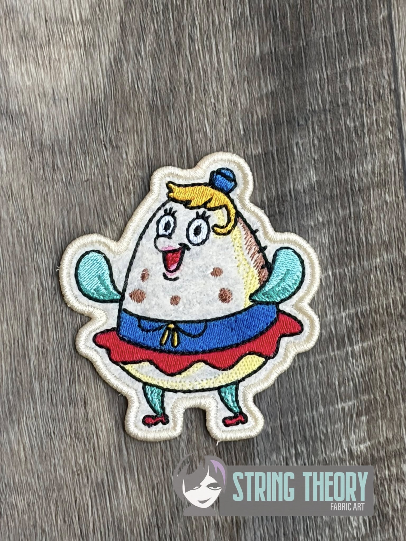 Mrs. Puff SpongeBob SquarePants ITH Machine Embroidery Design