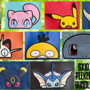 Pokemon Peeker Bargain Bunder 2 6x10 ITH machine embroidery designs
