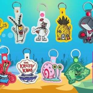 SpongeBob SquarePants ITH Machine Embroidery Design