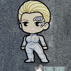 Star Trek Chibi 7 of 9 machine embroidery design