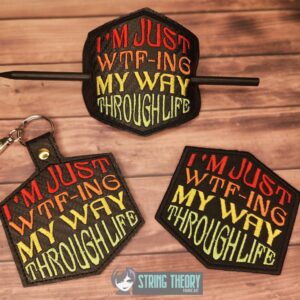 WTFing ITH machine embroidery design