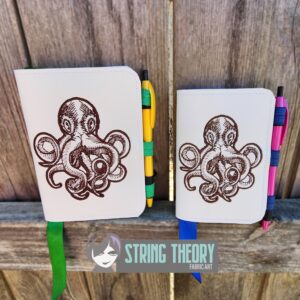 Get Kraken Notebook Cover ITH machine embroidery design
