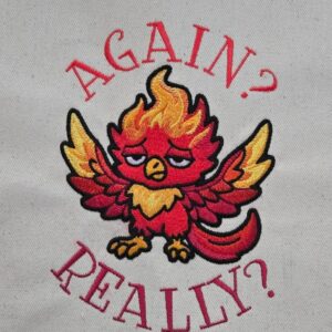 Chibi Phoenix Machine embroidery design pattern