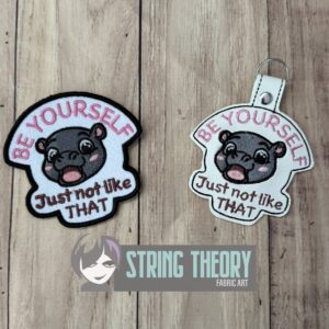 Be Yourself ITH machine Embroidery design
