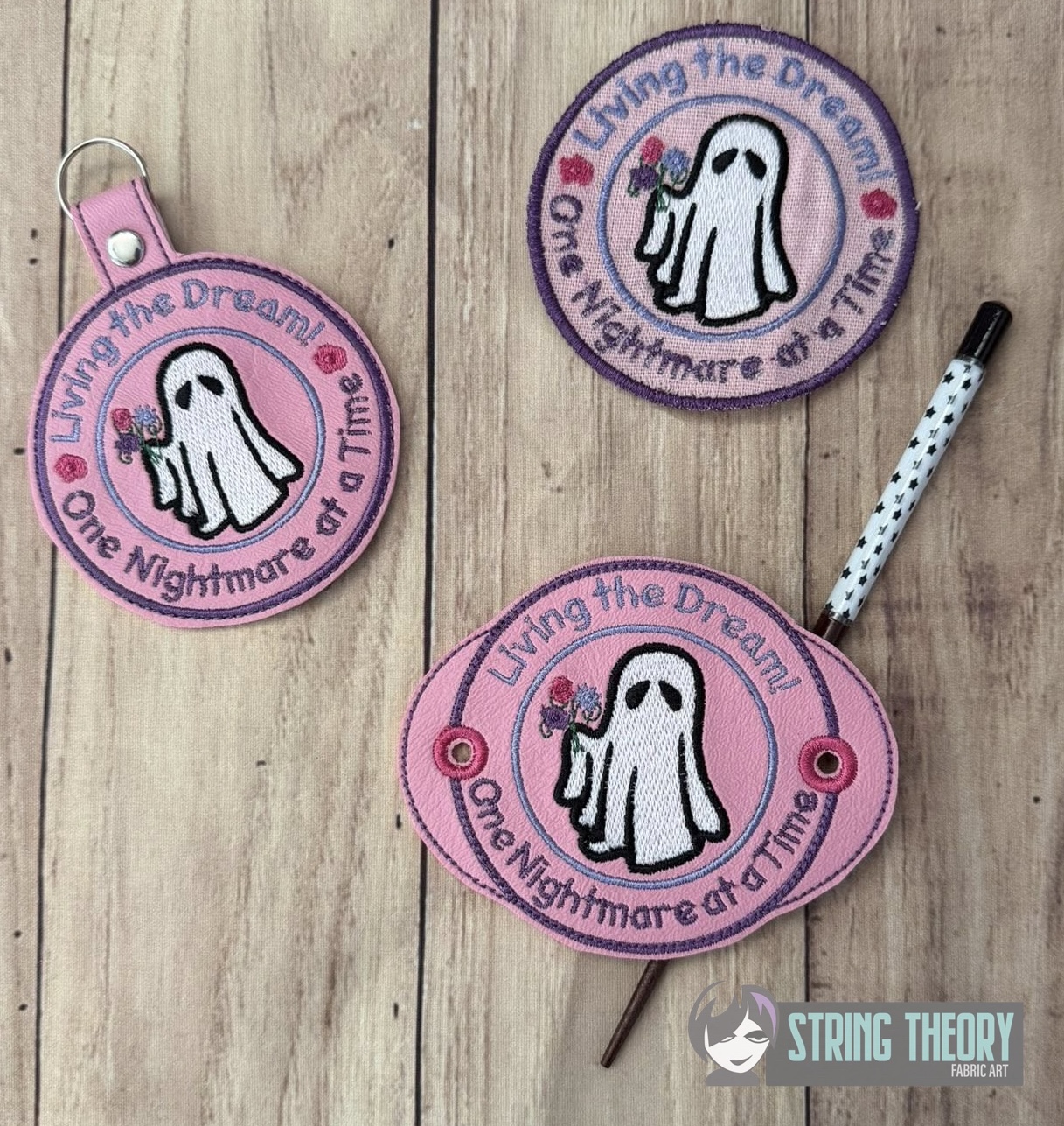 Living the Dream ITH machine embroidery design