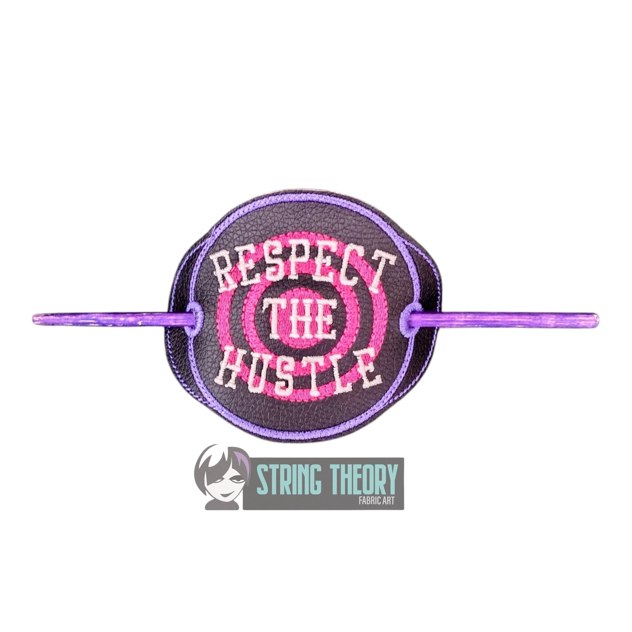 Respect the Hustle ITH machine embroidery design