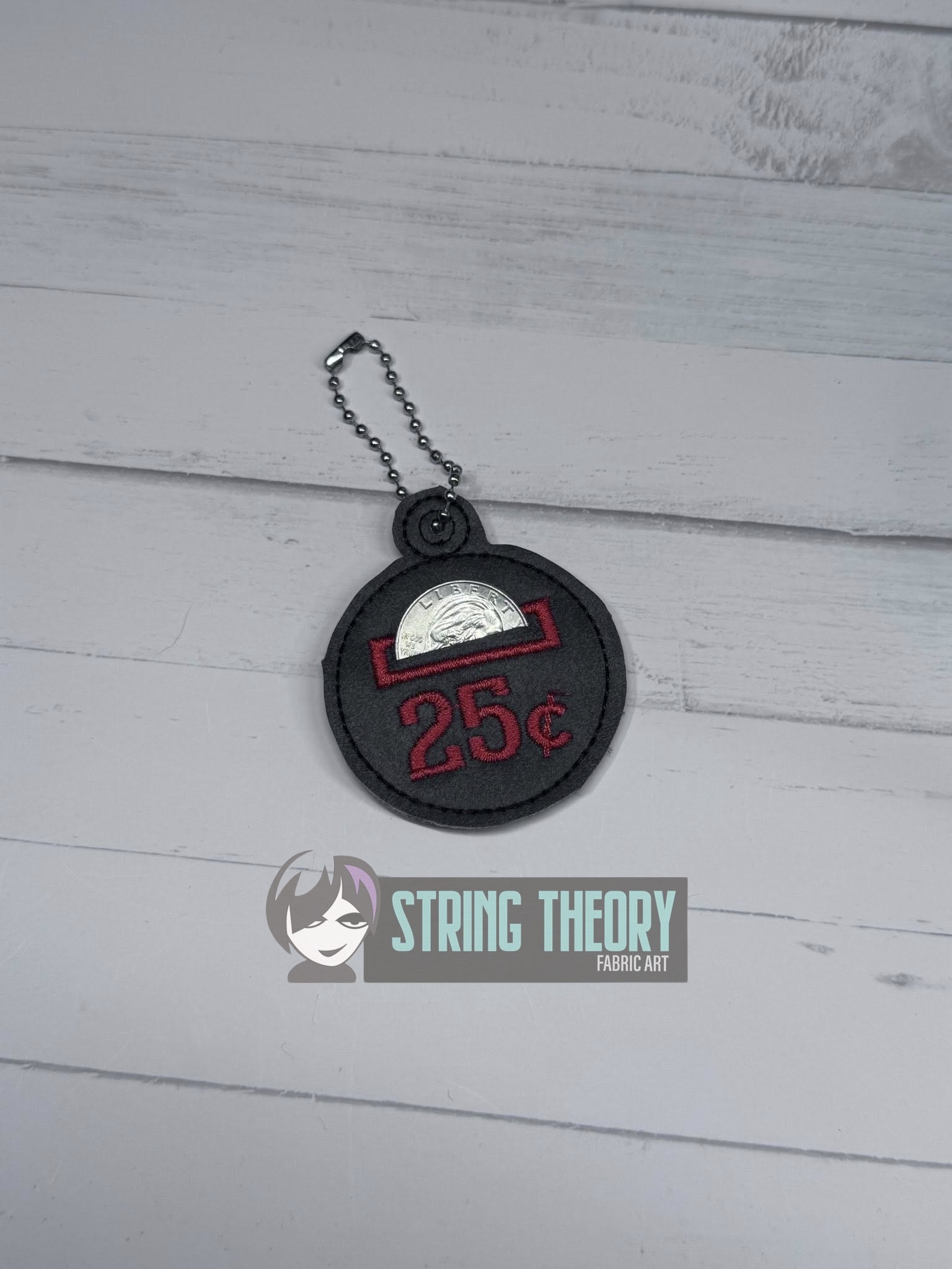 Quarter Keeper ITH dangle Machine embroidery design