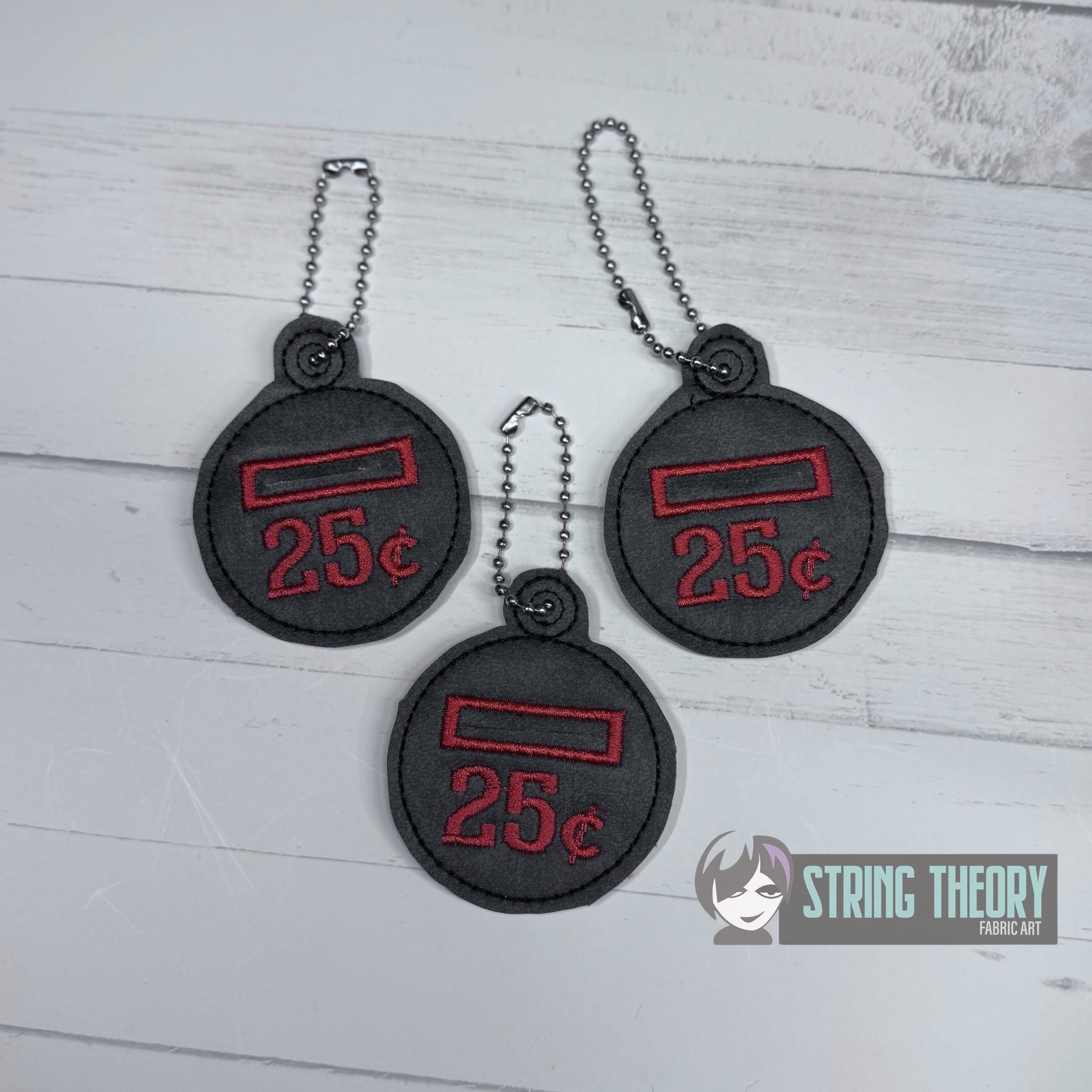 Quarter Keeper ITH dangle Machine embroidery design