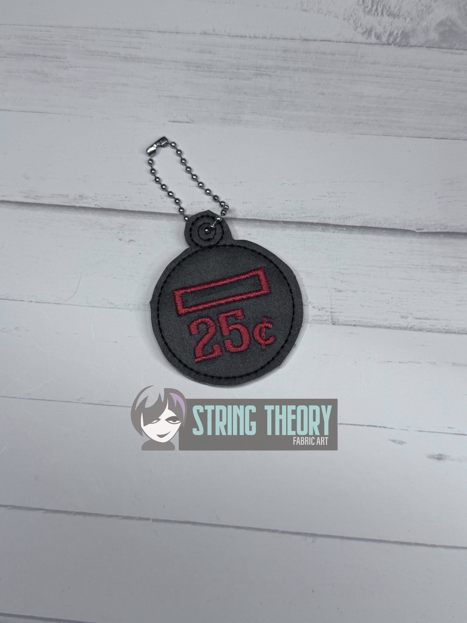 Quarter Keeper ITH dangle Machine embroidery design