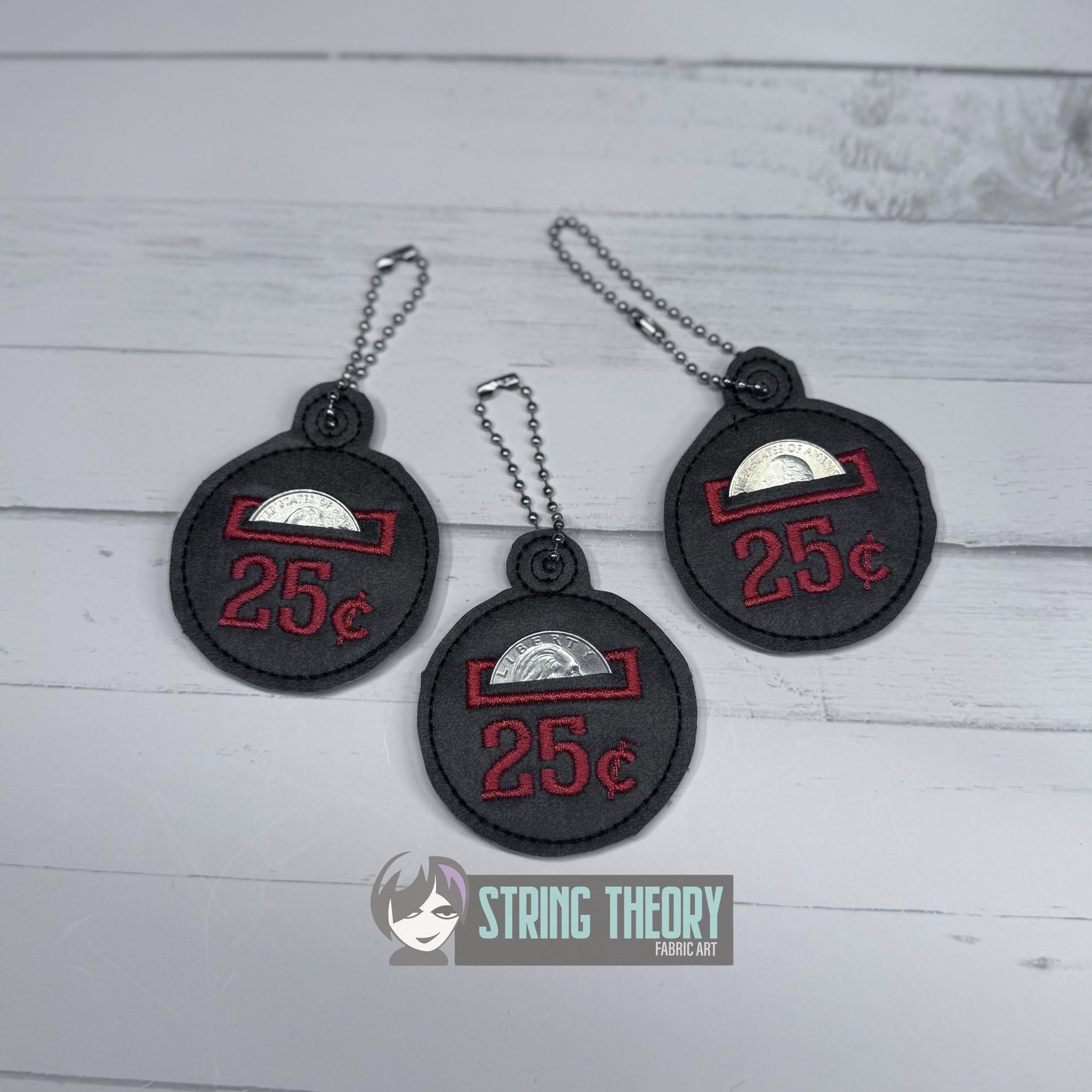 Quarter Keeper ITH dangle Machine embroidery design