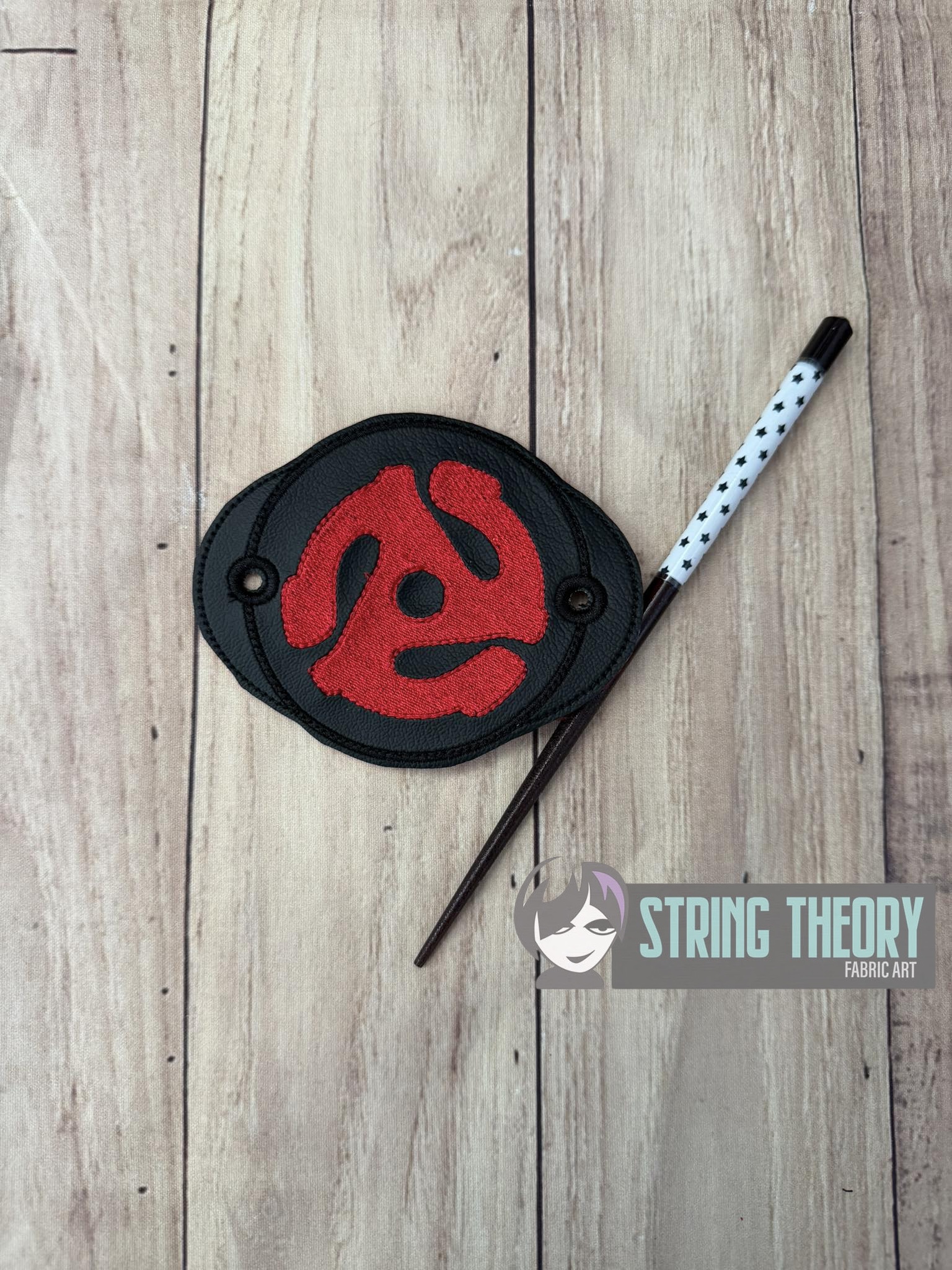 45 Adapter fob, patch ITH Machine Embroidery Design