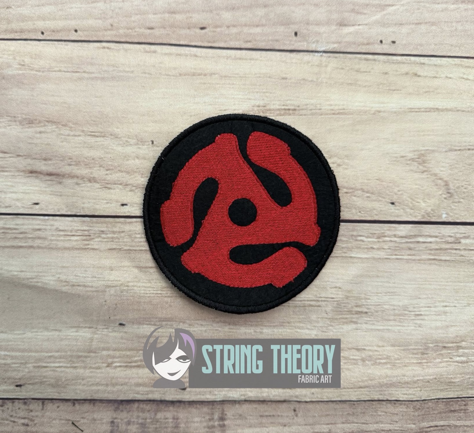 45 Adapter fob, patch ITH Machine Embroidery Design