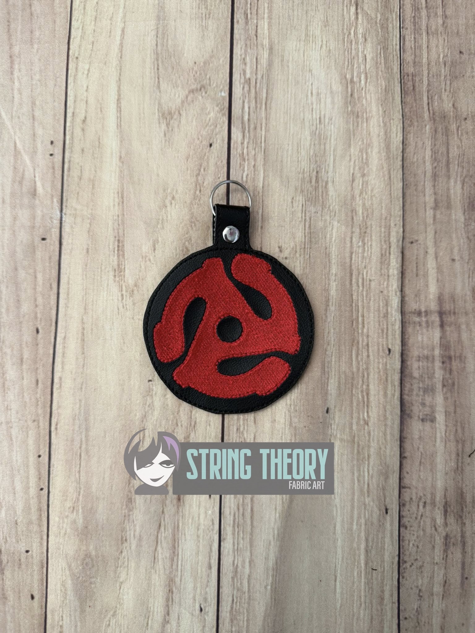 45 Adapter fob, patch ITH Machine Embroidery Design