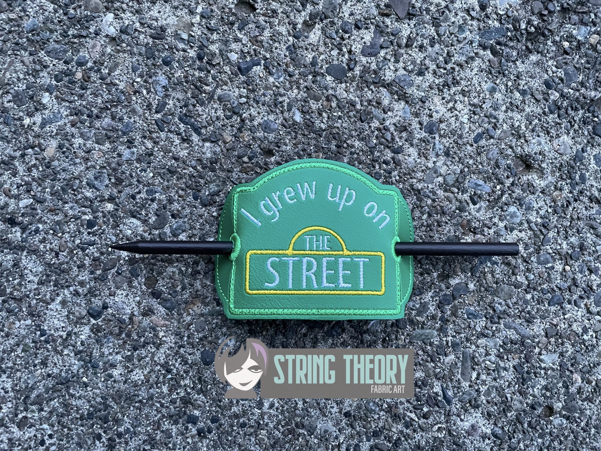 I Grew Up On The Street ITH Machine Embroidery Design