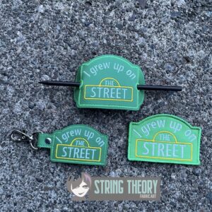 I Grew Up On The Street ITH Machine Embroidery Design