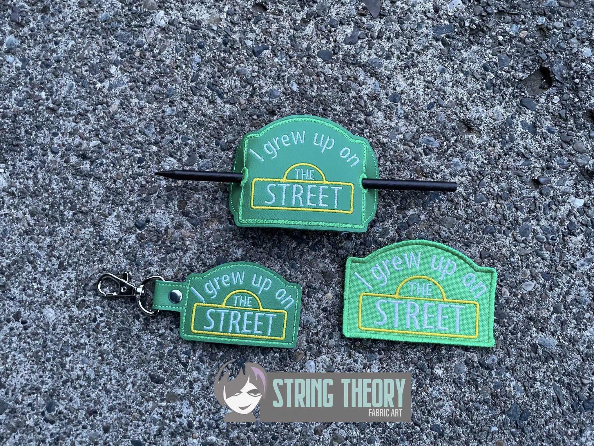 I Grew Up On The Street ITH Machine Embroidery Design