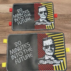 Max Headroom Notebook Cover ITH Machine Embroidery Design