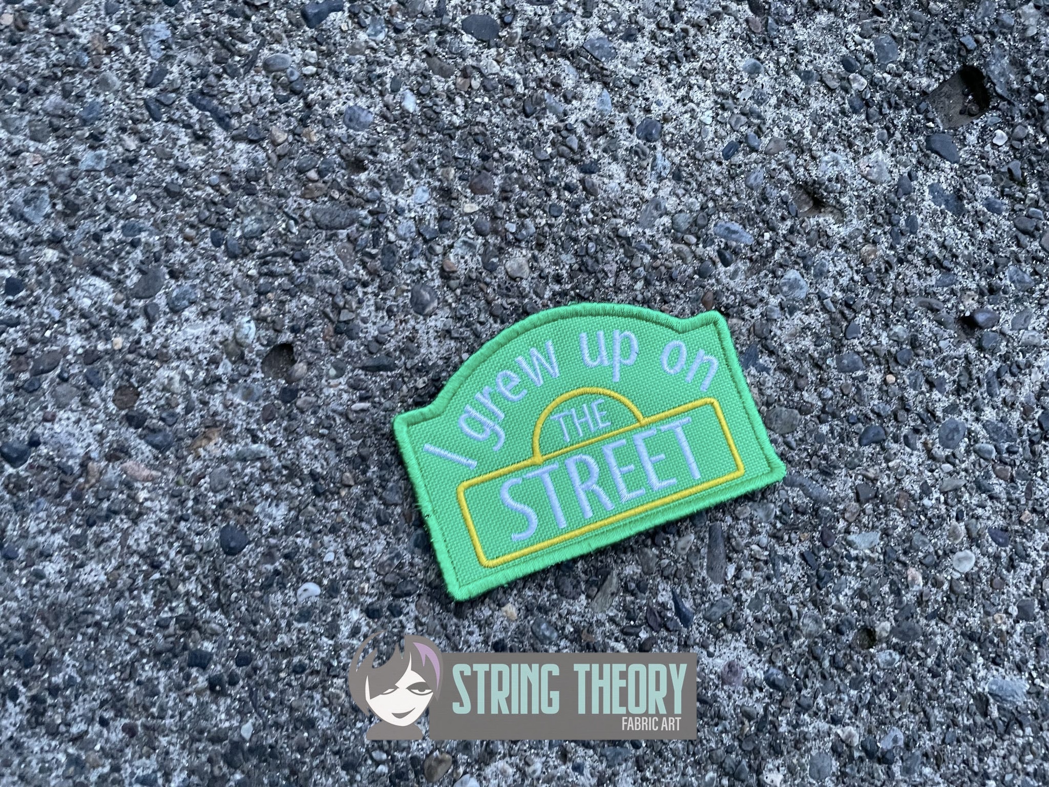 I Grew Up On The Street ITH Machine Embroidery Design