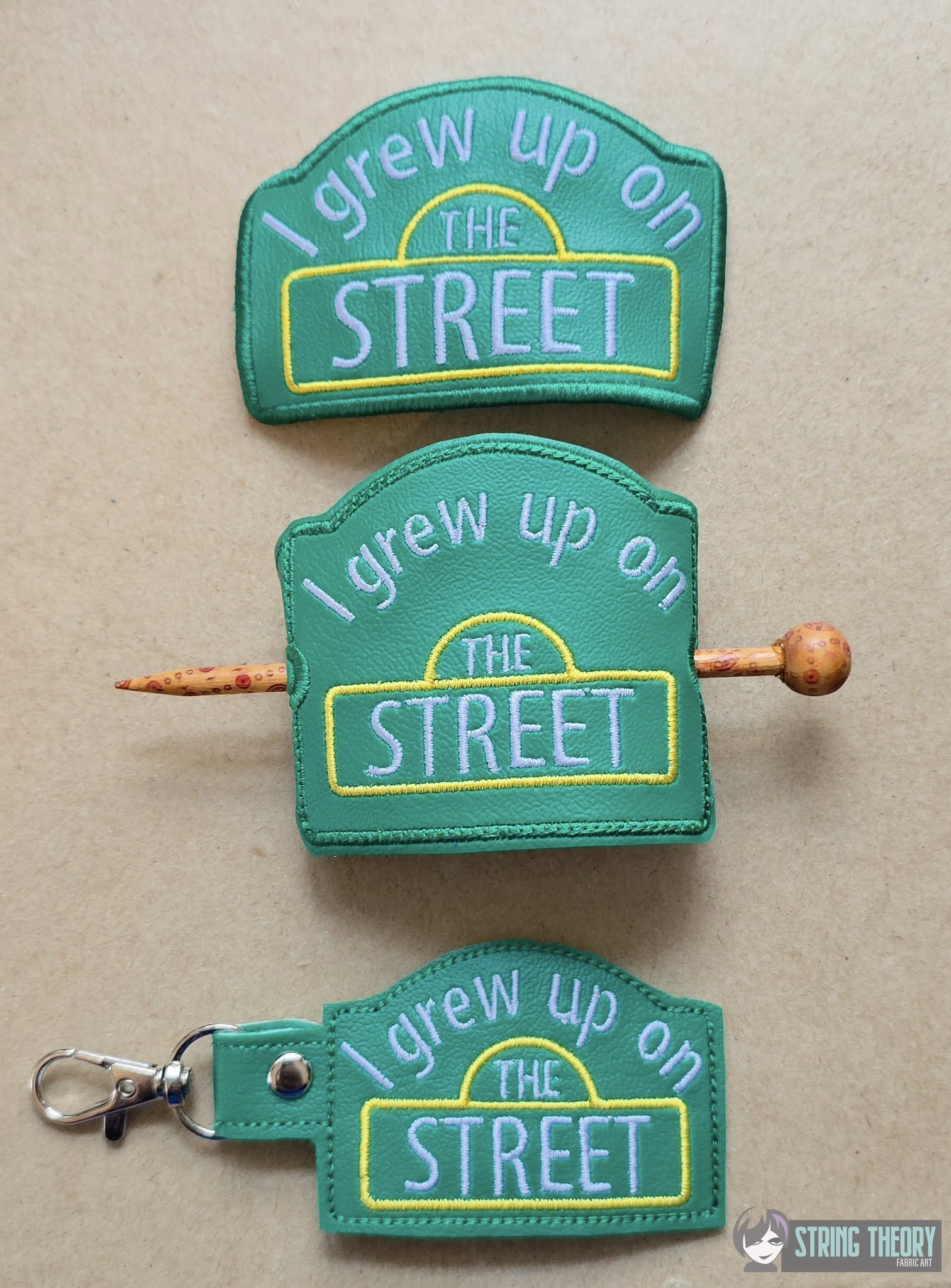 I Grew Up On The Street ITH Machine Embroidery Design