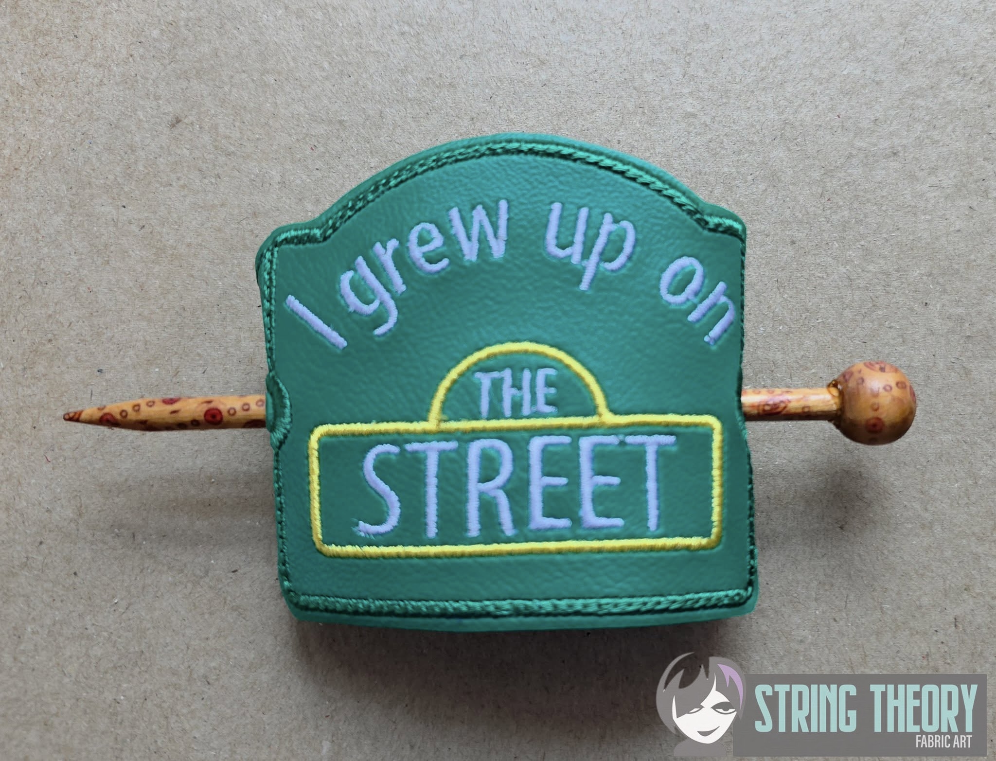I Grew Up On The Street ITH Machine Embroidery Design