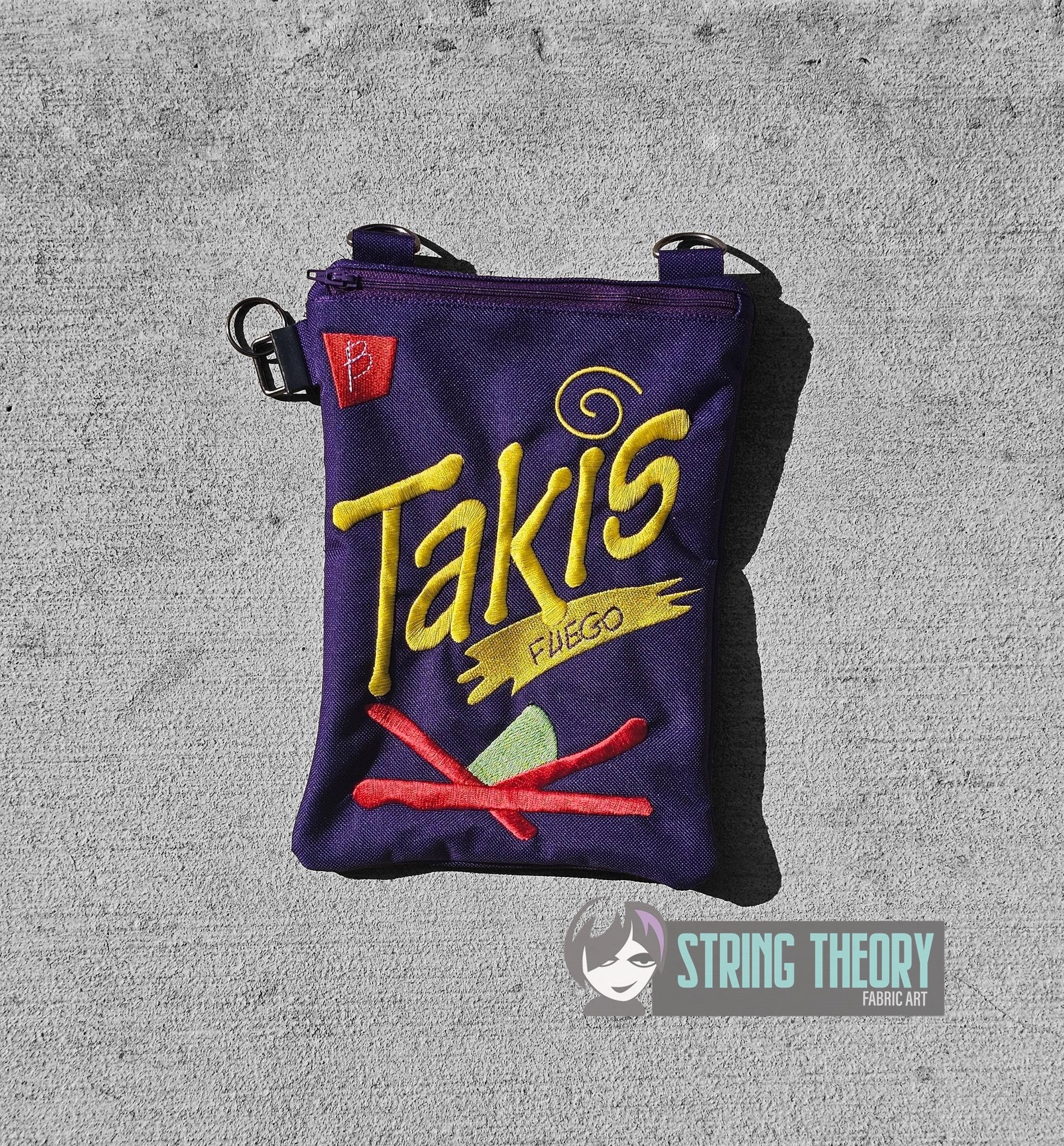 Takis ITH Zip Bag Machine embroidery design