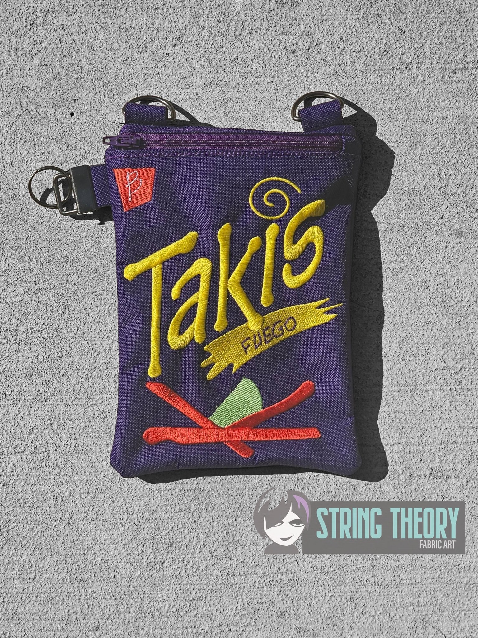 Takis ITH Zip Bag Machine embroidery design
