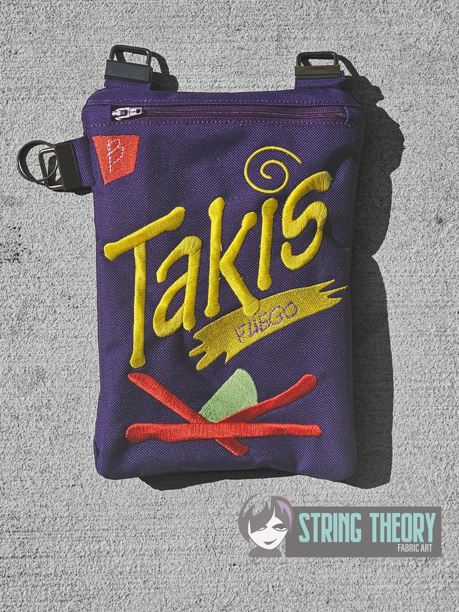 Takis ITH Zip Bag Machine embroidery design