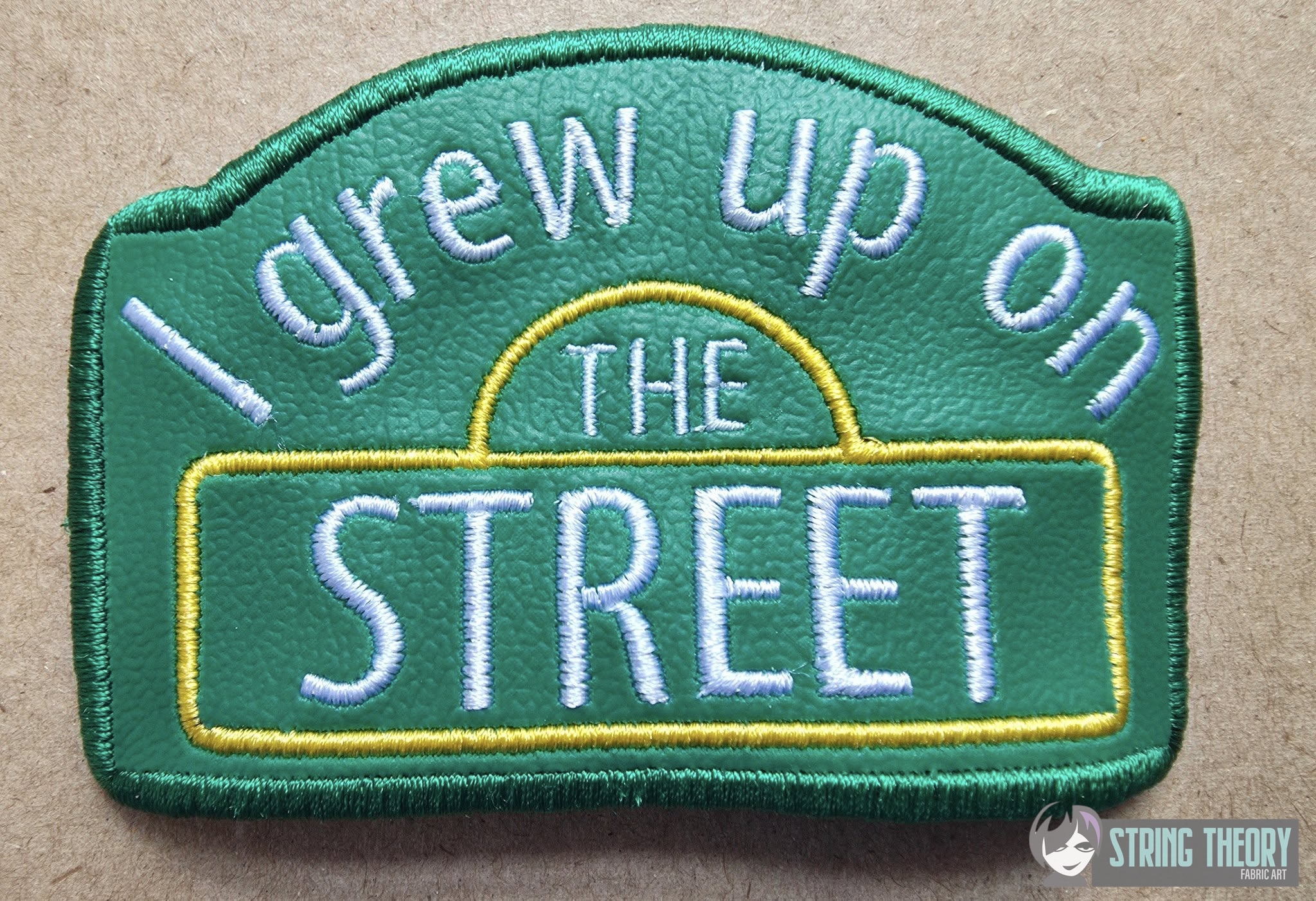 I Grew Up On The Street ITH Machine Embroidery Design