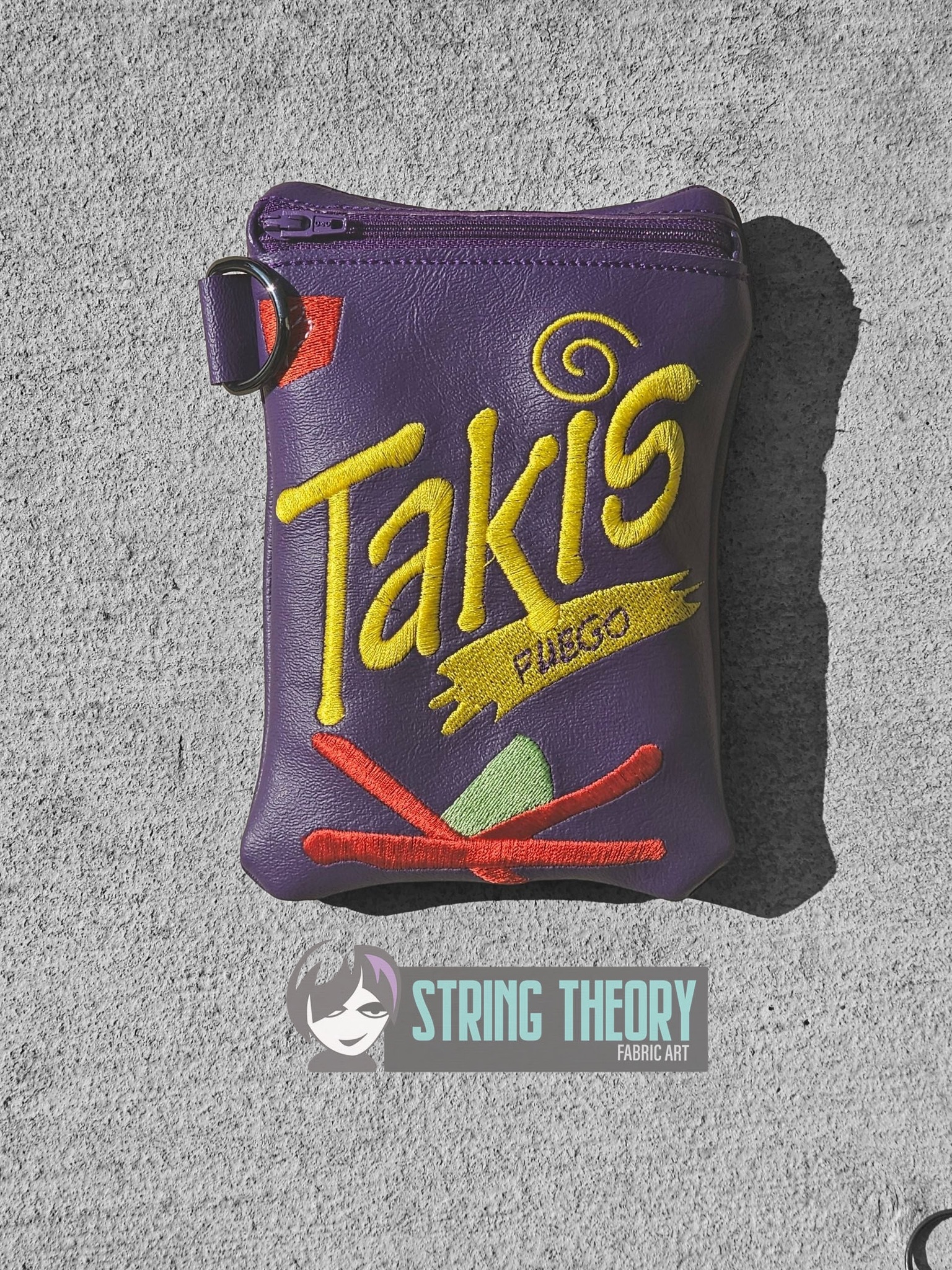 Takis ITH Zip Bag Machine embroidery design