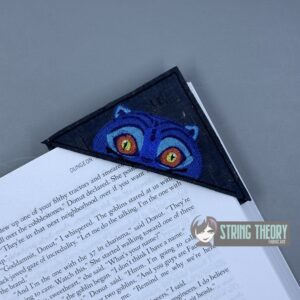Derpy Tiger Corner Bookmark ITH machine embroidery design