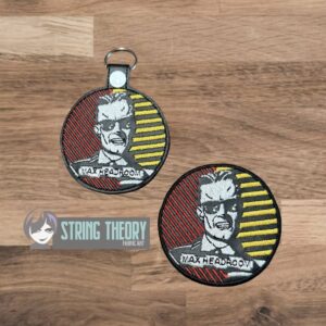 Max Headroom ITH machine embroidery design