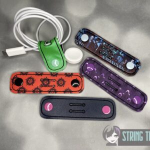 Skinny Cord Keeper ITH machine embroidery design