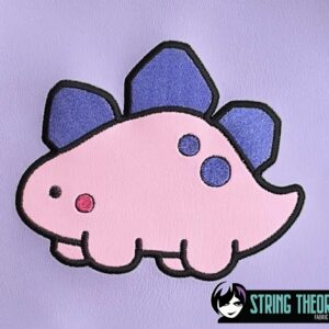 Stegosaurus Dinosaur Machine Embroidery Pattern