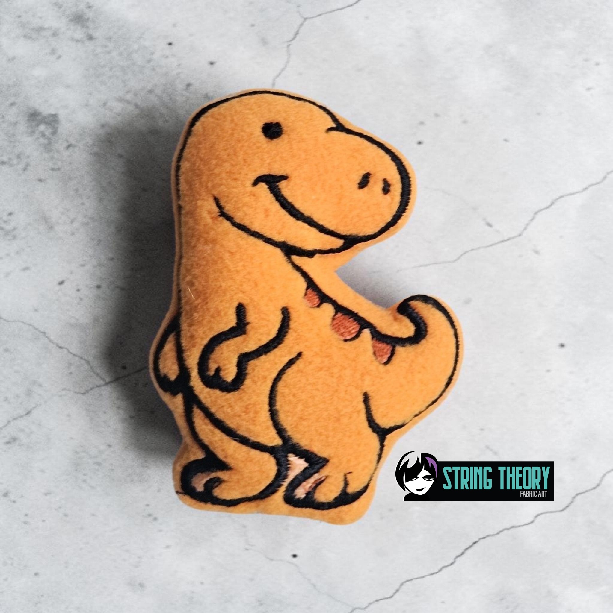 Tyrannosaurus Dinosaur Stuffie ITH Machine Embroidery Pattern