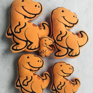 Tyrannosaurus Dinosaur Stuffie ITH Machine Embroidery Pattern