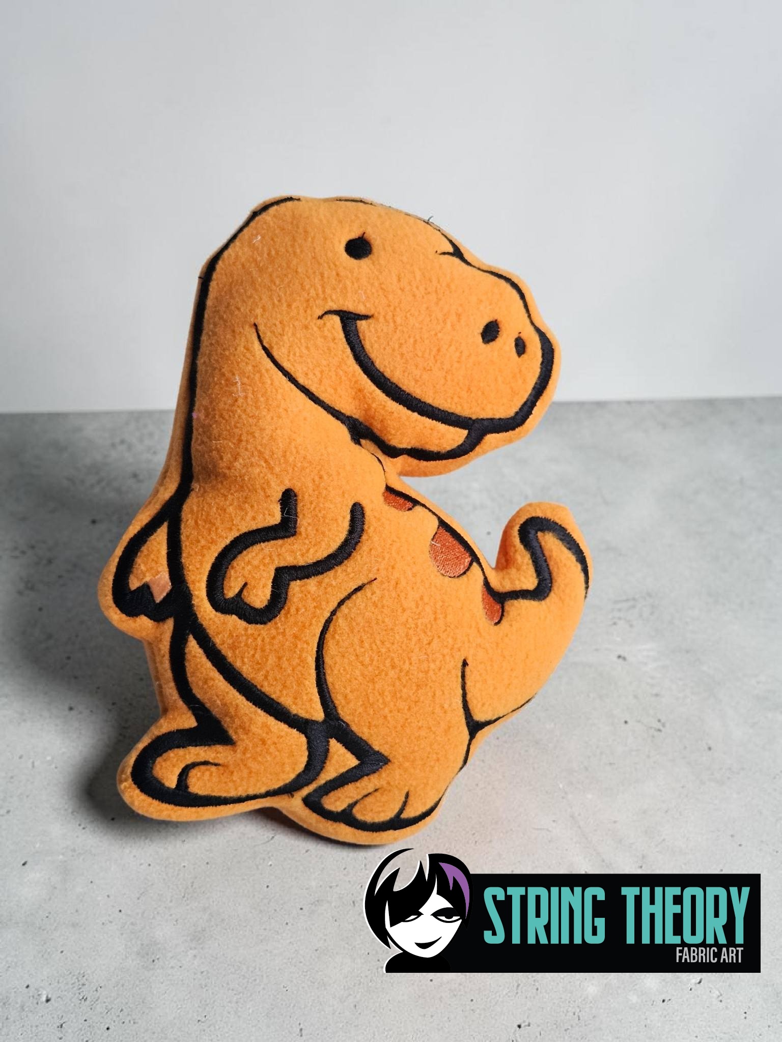Tyrannosaurus Dinosaur Stuffie ITH Machine Embroidery Pattern