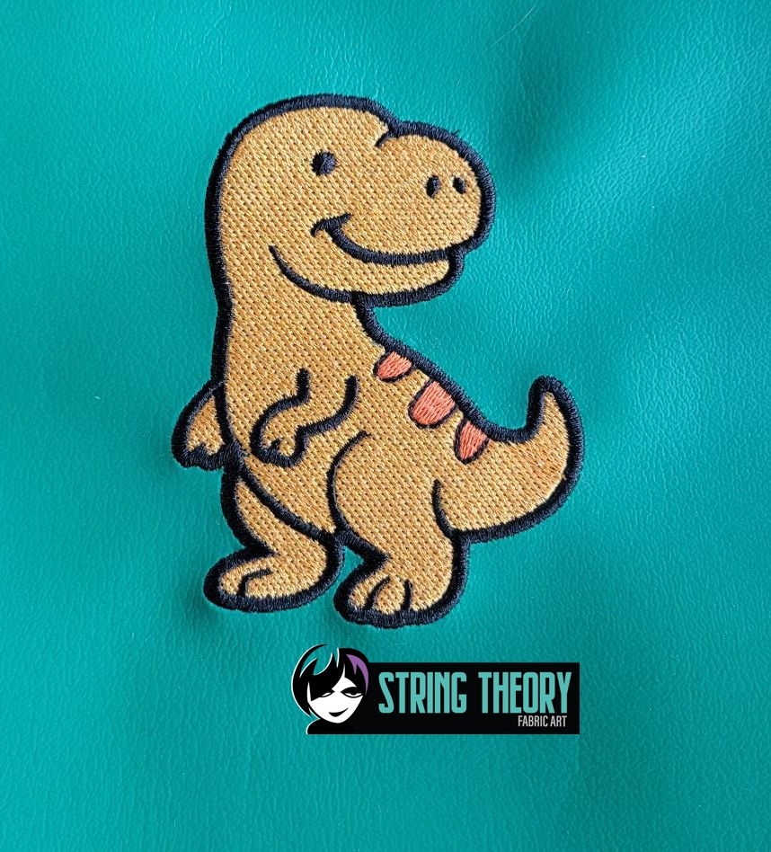 Tyrannosaurus Rex Dinosaur Machine Embroidery Pattern
