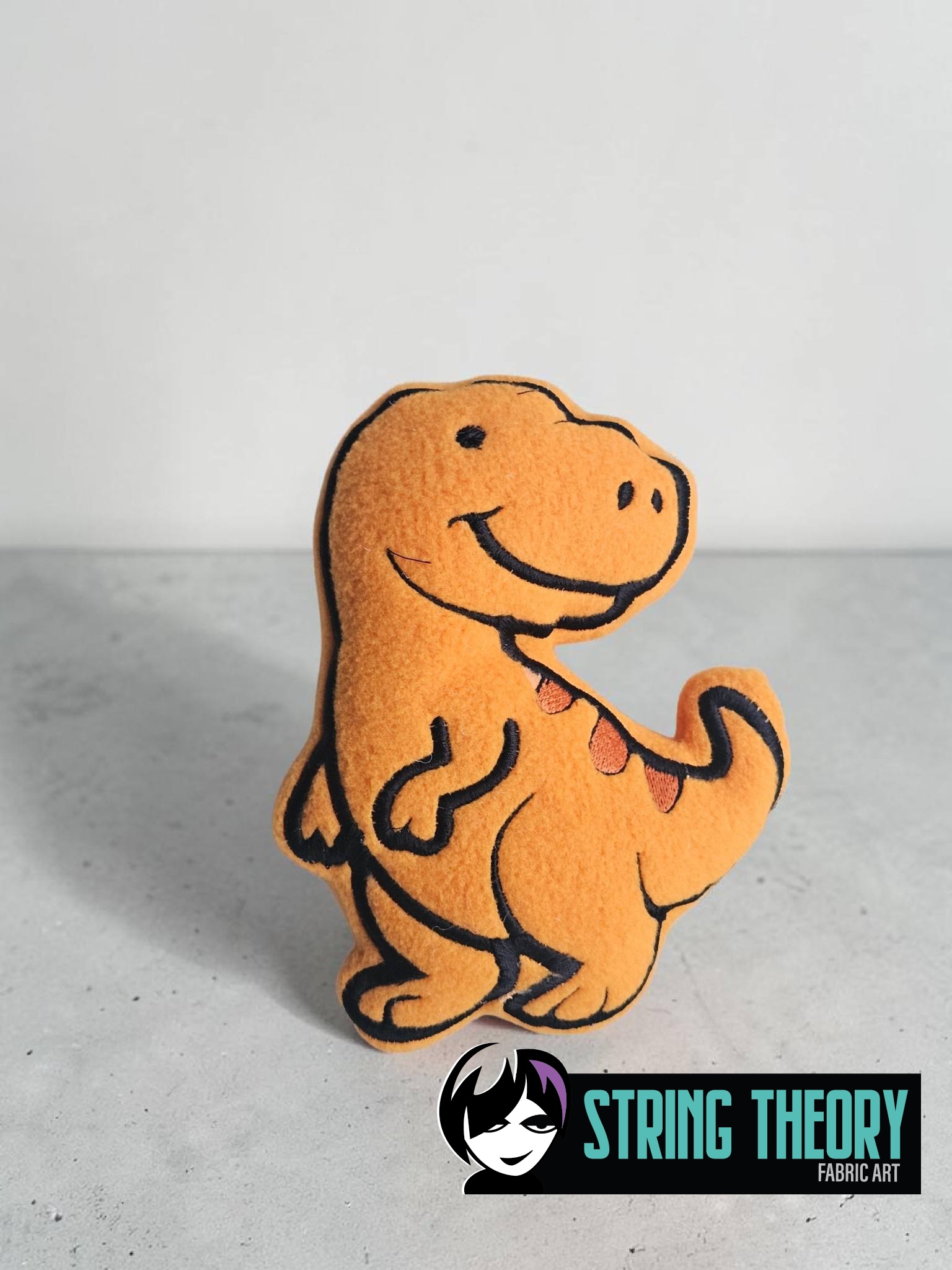 Tyrannosaurus Dinosaur Stuffie ITH Machine Embroidery Pattern