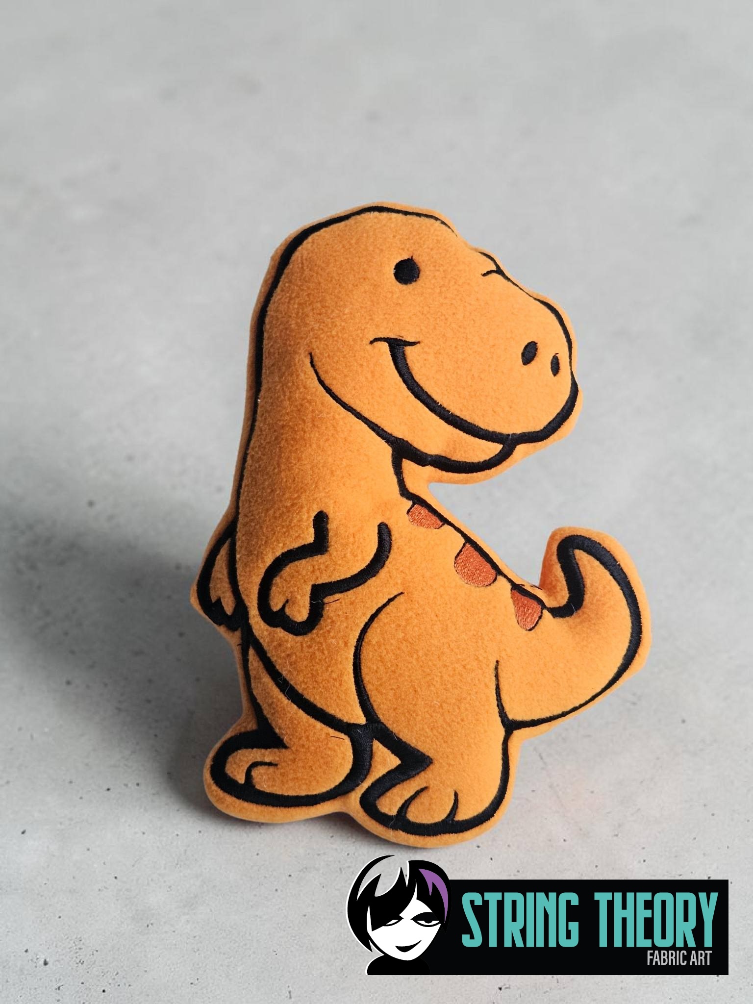 Tyrannosaurus Dinosaur Stuffie ITH Machine Embroidery Pattern