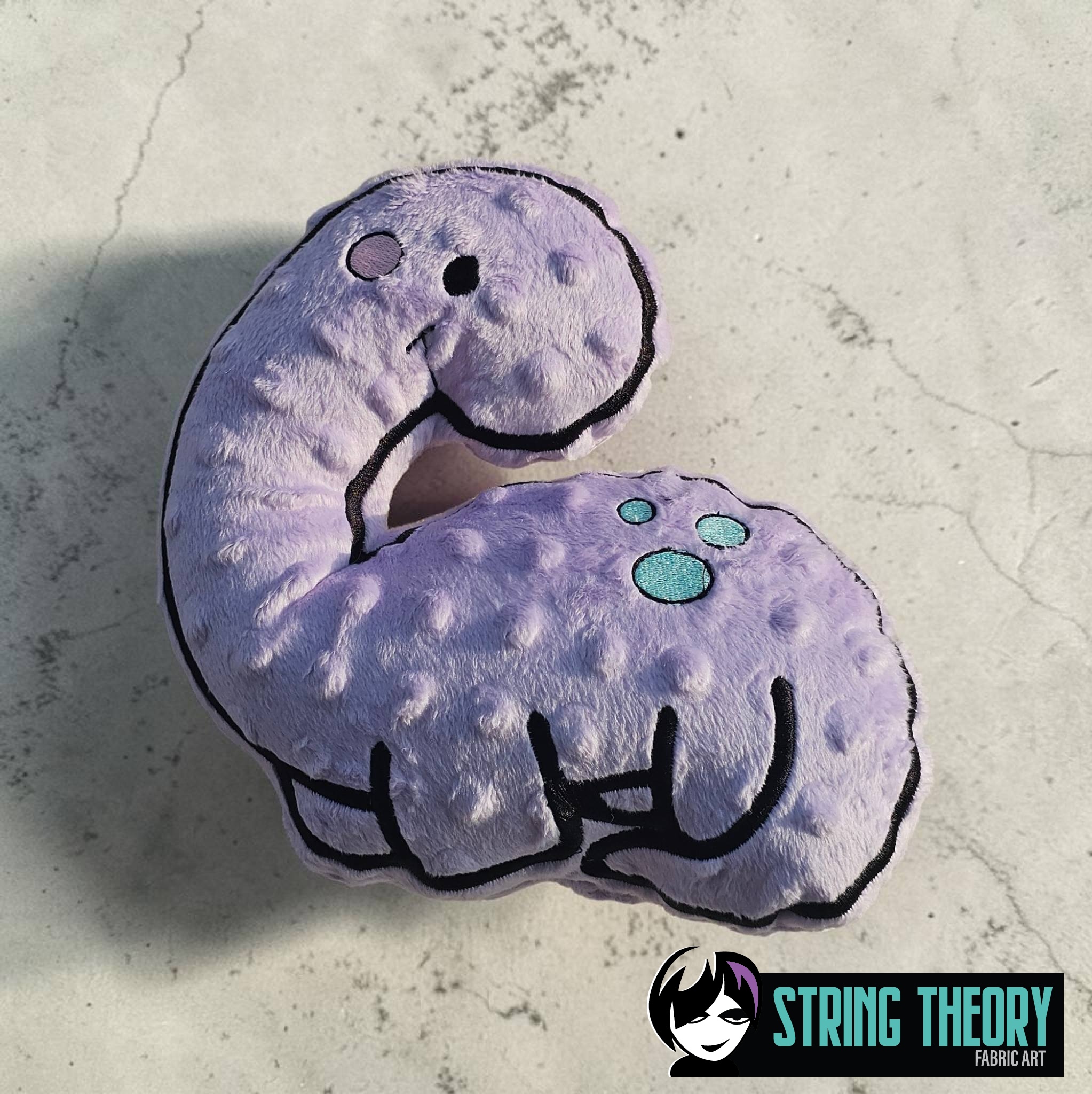 Brachiosaurus Dinosaur Stuffie in the hoop Machine Embroidery Pattern