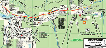 Keystone College Campus Map   Keystone Street Map Small 