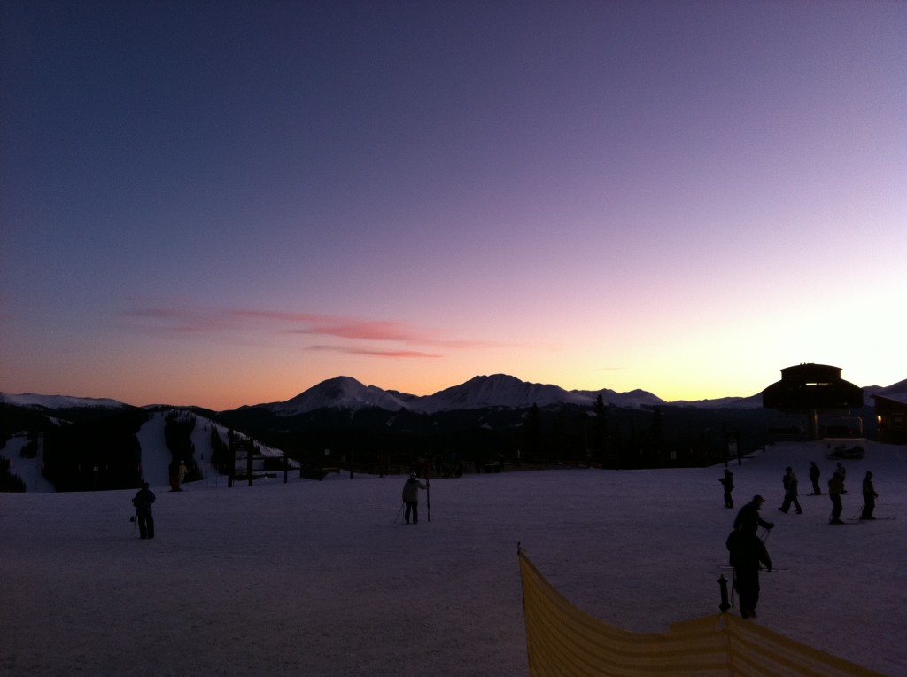 Night Skiing In Keystone, Colorado