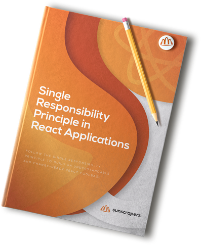 Single Responsibility Principle In React Applications ebook cover