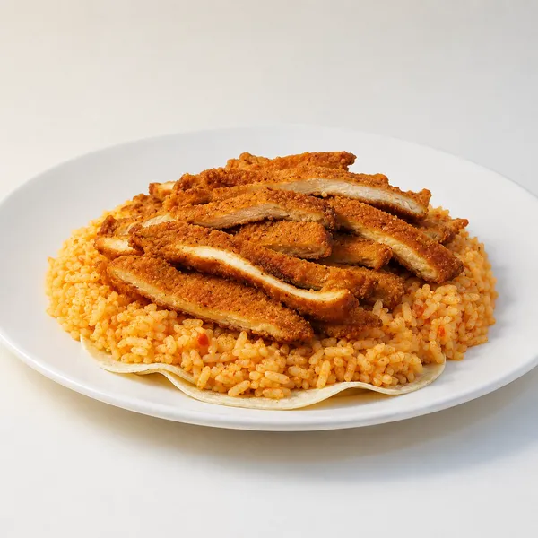 Taco CHICO acorazado de milanesa de pollo