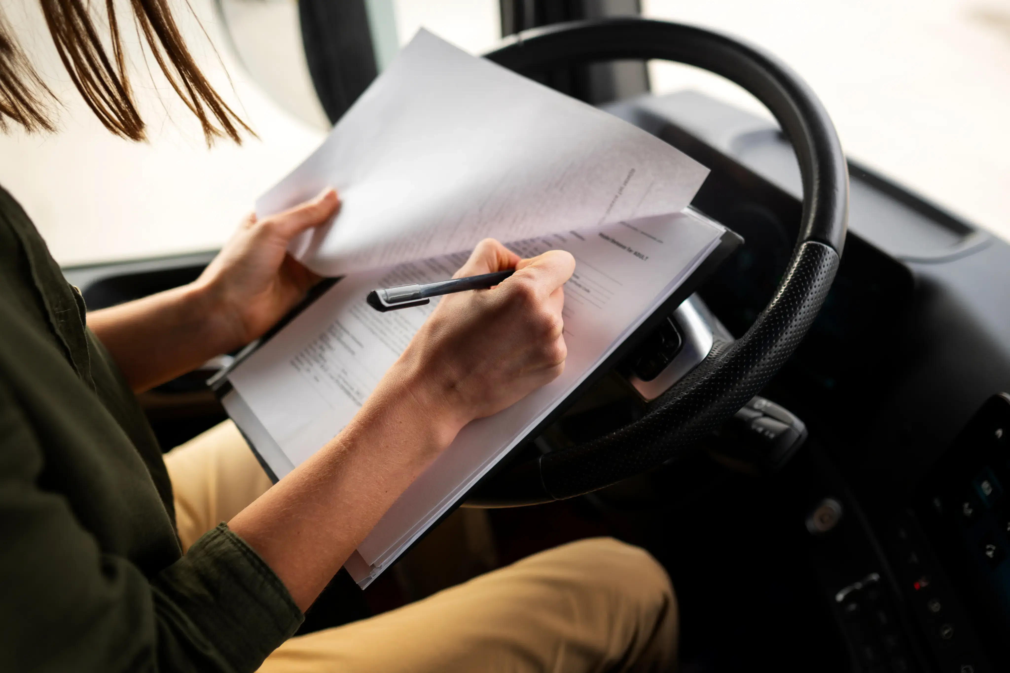 female driver