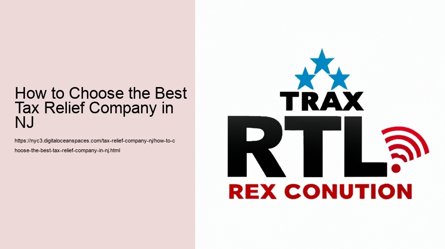 How to Choose the Best Tax Relief Company in NJ