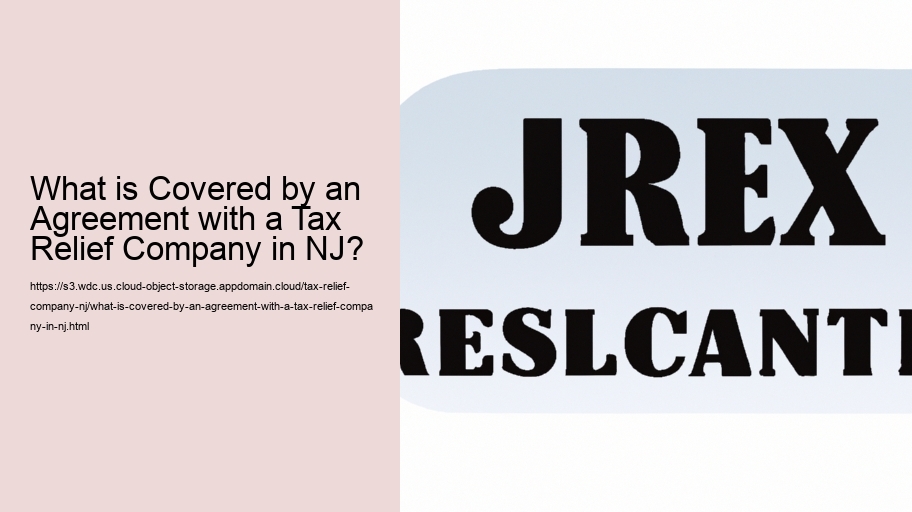 What is Covered by an Agreement with a Tax Relief Company in NJ?