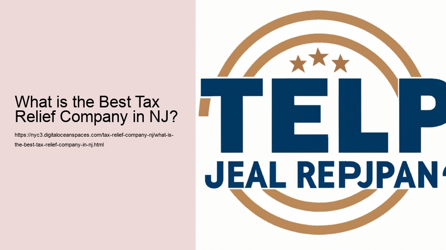 What is the Best Tax Relief Company in NJ?